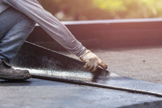 Professional Emergency Waterproofing technician working in Bergen, NY